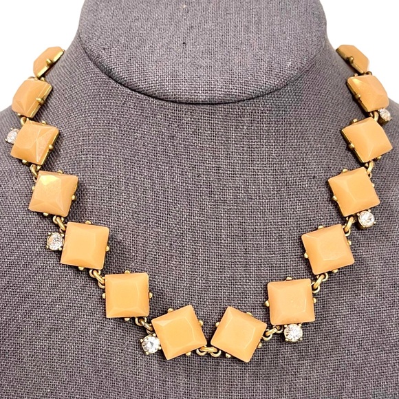 ❤️ J. Crew Acrylic and Rhinestone Statement Necklace - Picture 5 of 5